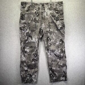 Kryptek Pants Mens 38x30 Gray Raid Camo Tactical Cargo Hunting Outdoor Snake